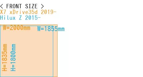#X7 xDrive35d 2019- + Hilux Z 2015-